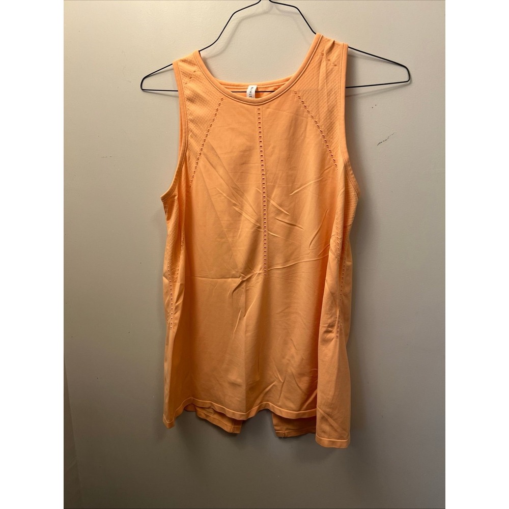 Women's Orange‎ Athleta Yoga Tank Top  Gym Running Tee size small